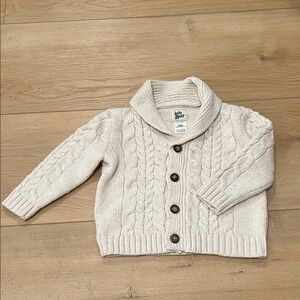 Baby B’Gosh 18 Months - Cream Cable Knit Cardigan